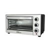 Premium Levella 0.7 Cubic Foot 6-Slice Toaster Oven with Convection, Broil, Bake and Toast Functions PTO210C